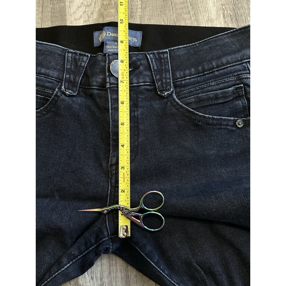 Democracy Jeans Womens Ab Solution Skinny Dark Wash Denim Size 4 - Picture 7 of 12
